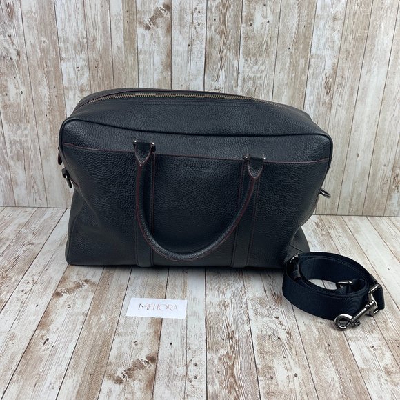 NWT Coach | Trekker Carryall - Black/Oxblood - Picture 1 of 7